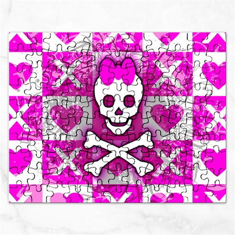 Skull Princess Jigsaw Puzzle (Rectangular) from ArtsNow.com Front