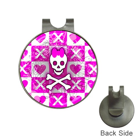 Skull Princess Golf Ball Marker Hat Clip from ArtsNow.com Front