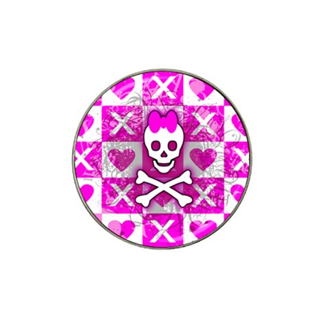 Skull Princess Hat Clip Ball Marker (10 pack) from ArtsNow.com Front