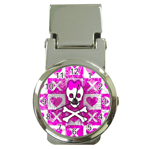 Skull Princess Money Clip Watch from ArtsNow.com Front