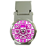 Skull Princess Money Clip Watch