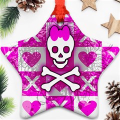 Skull Princess Star Ornament (Two Sides) from ArtsNow.com Front