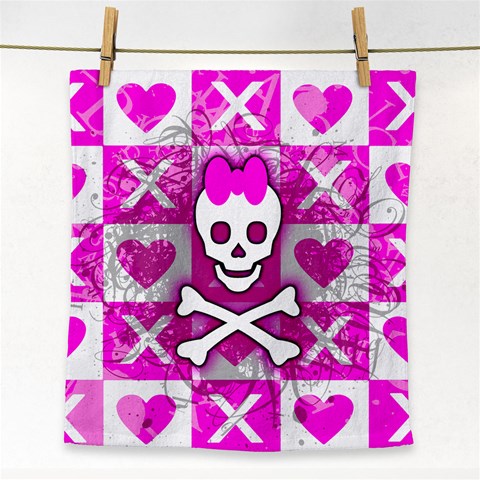 Skull Princess Face Towel from ArtsNow.com Front