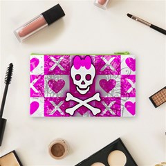 Skull Princess Cosmetic Bag (Small) from ArtsNow.com Back