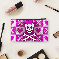 Skull Princess Cosmetic Bag (Small) from ArtsNow.com Back