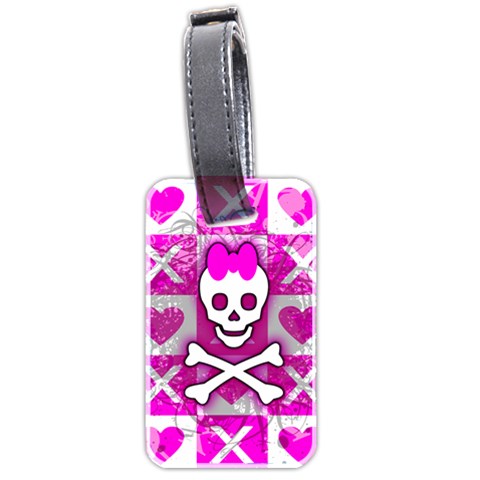 Skull Princess Luggage Tag (two sides) from ArtsNow.com Front