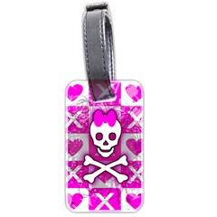 Skull Princess Luggage Tag (two sides) from ArtsNow.com Front