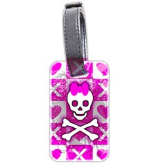 Skull Princess Luggage Tag (two sides) from ArtsNow.com Back