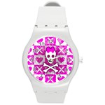 Skull Princess Round Plastic Sport Watch Medium