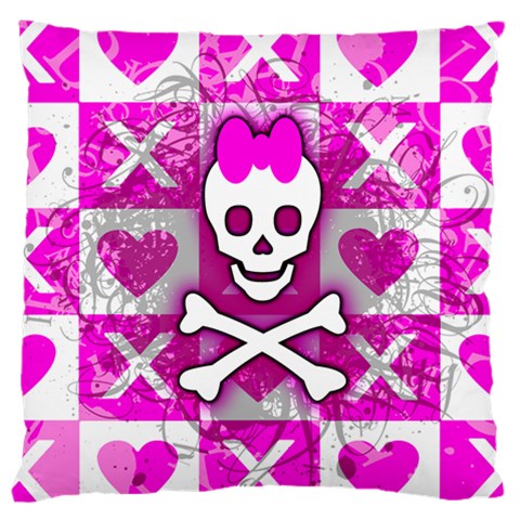 Skull Princess Large Cushion Case (Two Sides) from ArtsNow.com Front