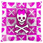 Skull Princess Large Cushion Case (Two Sides)