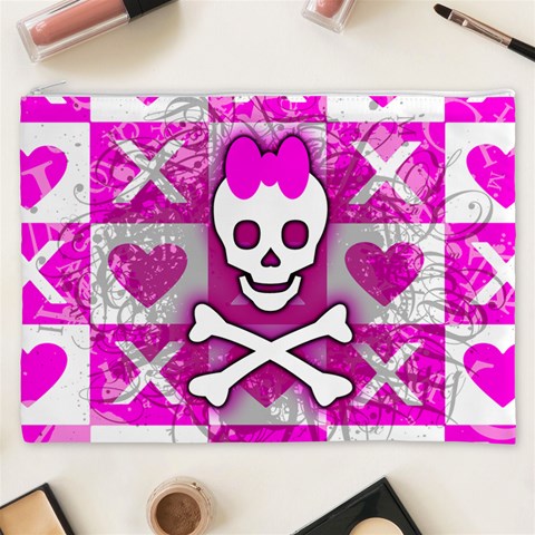 Skull Princess Cosmetic Bag (XXXL) from ArtsNow.com Front