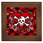 Skull Romance  Framed Tile