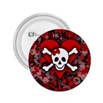 Skull Romance  2.25  Button