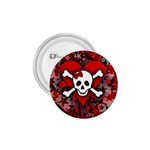 Skull Romance  1.75  Button