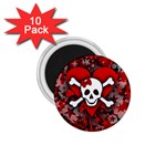 Skull Romance  1.75  Magnet (10 pack) 