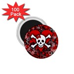 Skull Romance  1.75  Magnet (100 pack) 