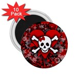 Skull Romance  2.25  Magnet (10 pack)