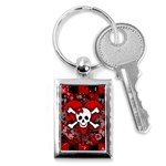 Skull Romance  Key Chain (Rectangle)