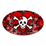 Skull Romance  Magnet (Oval)