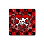 Skull Romance  Magnet (Square)