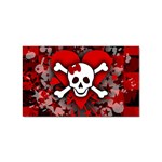 Skull Romance  Sticker Rectangular (10 pack)