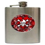 Skull Romance  Hip Flask (6 oz)