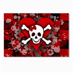 Skull Romance  Postcards 5  x 7  (Pkg of 10)