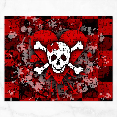 Skull Romance  Jigsaw Puzzle (Rectangular) from ArtsNow.com Front