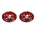 Skull Romance  Cufflinks (Oval)