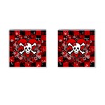 Skull Romance  Cufflinks (Square)