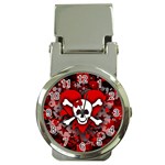 Skull Romance  Money Clip Watch