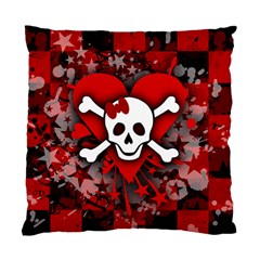 Skull Romance  Cushion Case (Two Sides) from ArtsNow.com Back