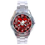 Skull Romance  Stainless Steel Analogue Men’s Watch