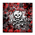 Skull Splatter Tile Coaster