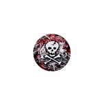 Skull Splatter 1  Mini Magnet