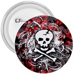 Skull Splatter 3  Button