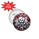 Skull Splatter 1.75  Button (10 pack) 