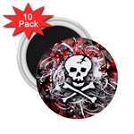 Skull Splatter 2.25  Magnet (10 pack)