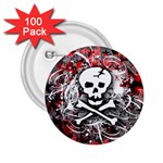 Skull Splatter 2.25  Button (100 pack)