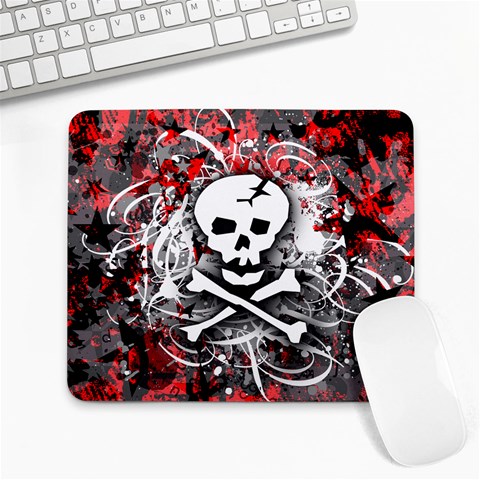 Skull Splatter Large Mousepad from ArtsNow.com Front