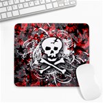 Skull Splatter Large Mousepad