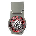 Skull Splatter Money Clip (Round)