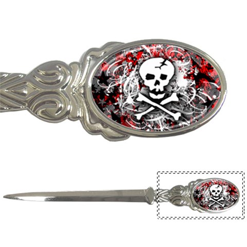 Skull Splatter Letter Opener from ArtsNow.com Front