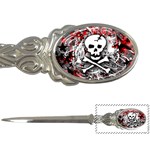 Skull Splatter Letter Opener