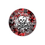 Skull Splatter Magnet 3  (Round)