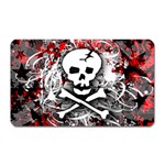 Skull Splatter Magnet (Rectangular)