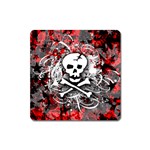 Skull Splatter Magnet (Square)