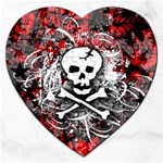 Skull Splatter Jigsaw Puzzle (Heart)