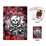 Skull Splatter Playing Cards Single Design